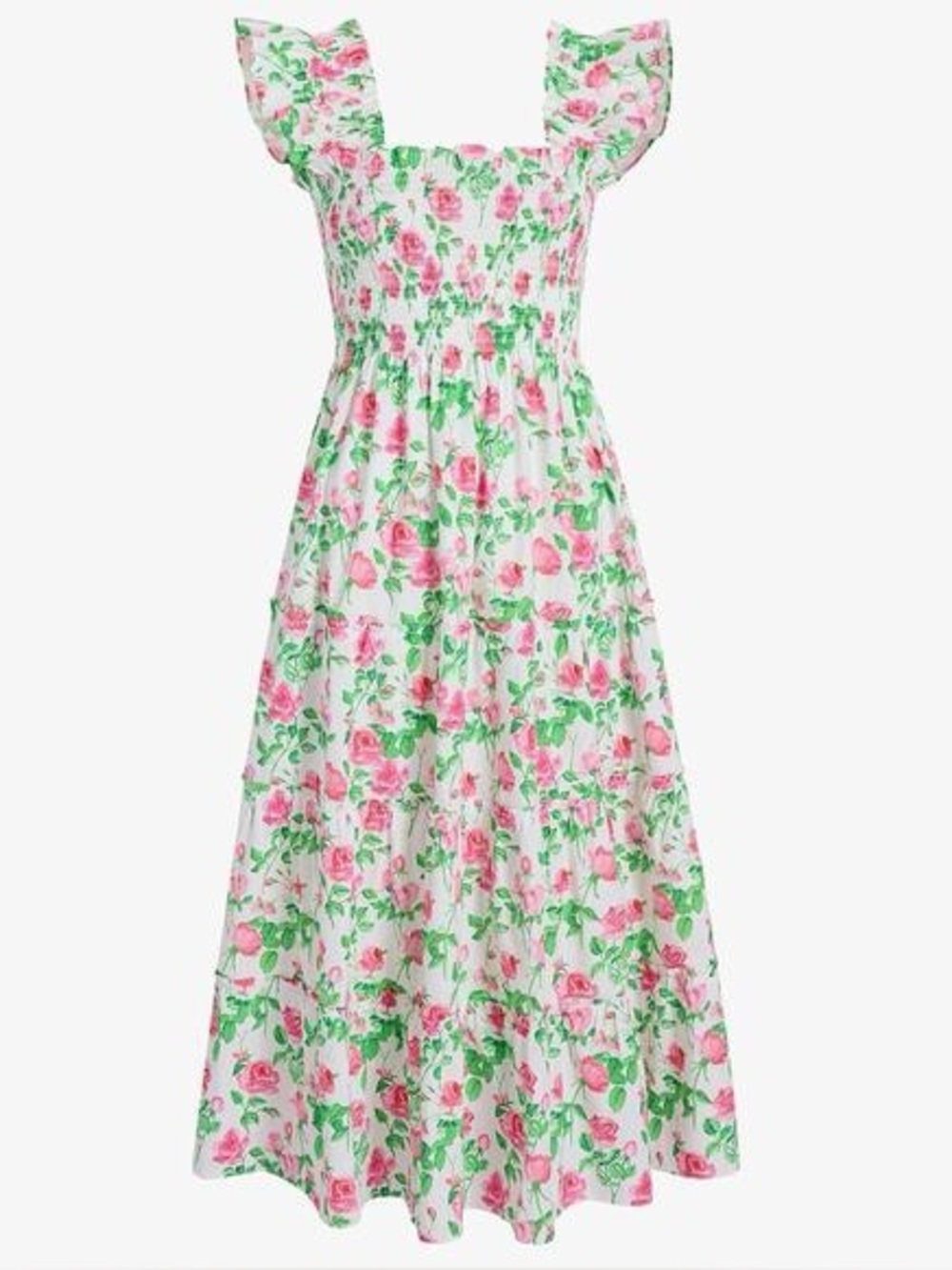 Hill House Ellie Nap Dress in Pink Roses - Picture 2 of 8